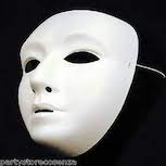 maschera bianca